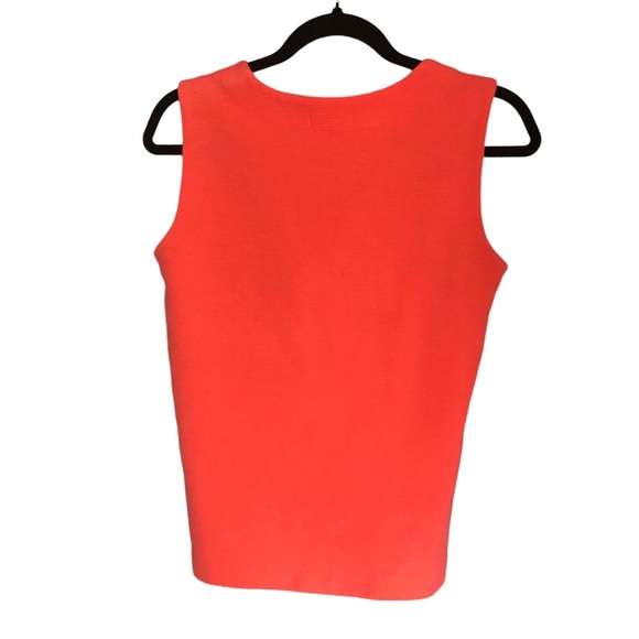 Madewell Orange Ribbed Tank Top - Picture 2 of 7